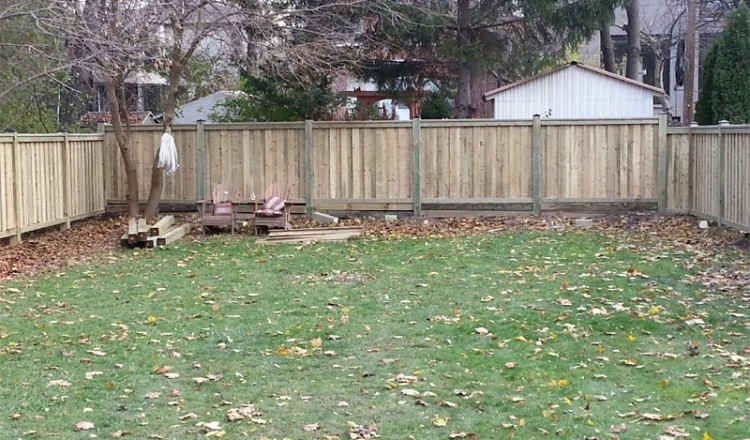 residential wood fences