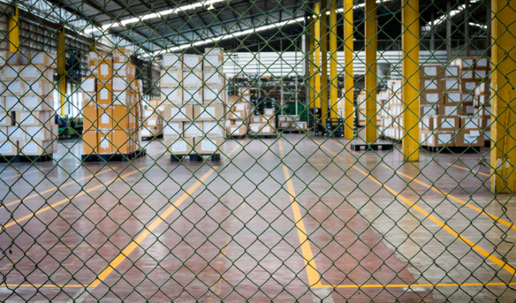 warehouse security fence