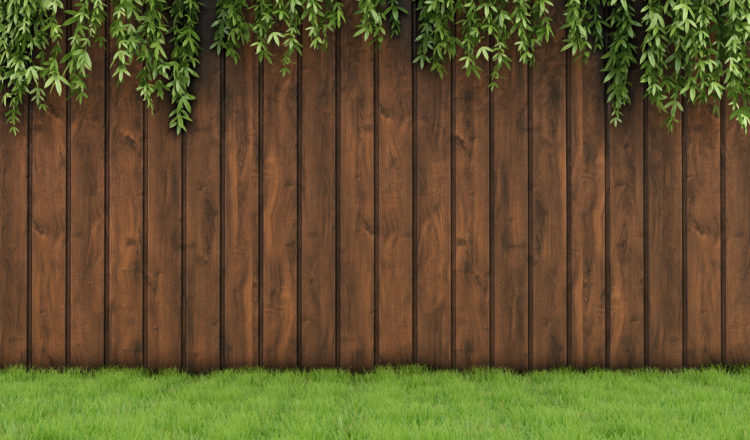 easiest way to stain a fence